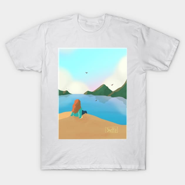 Mountain View T-Shirt by jastinamor